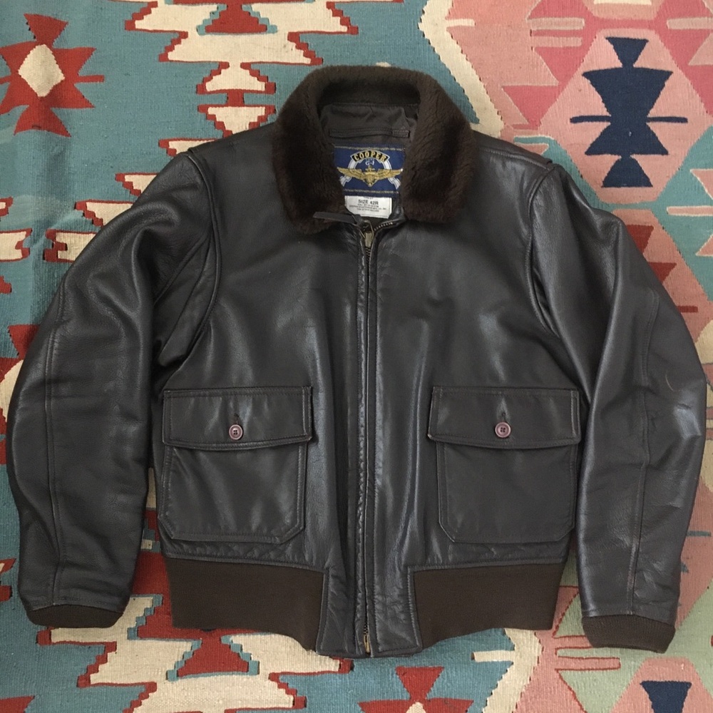 Vintage Cooper G-1 Leather Jacket